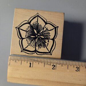 Magenta Flower Stamp 09.164 I